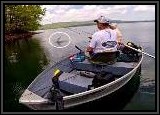 Now its AL's turn to hook up a nice jumping Smallmouth Bass!