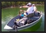 Dan hooks up his first Smallmouth Bass of the day on the Warrior Baits 4' Teaser Tube.