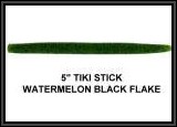 5" Wave Fishing Tiki Stick Plastic Stick Bait