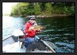 One of Pete's many Smallmouth bass caught on a Tube bait.