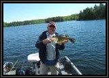 One of many Largemouth Bass caught with the Worm!