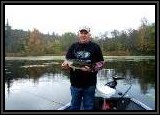 Pete catches another Largemouth on the Colorado Blade Spinner.