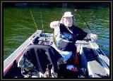Bob was kept busy by Largemouth Bass all week long with a Plastic Worm!