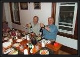 Bob on the left next to Dennis celebrating Bob's birthday!