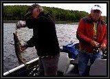 Dennis hooks up a Northern Pike!!