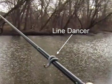 dancer line fishing hackensack river trout enlarged