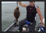 Here is one of Dan's keeper Fluke. This one came in at almost 3 lbs